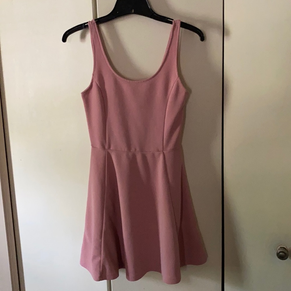 Women skater ribbed dress